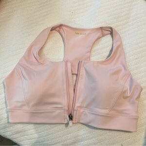 Tek Gear Light Pink Zipper Sports Bra